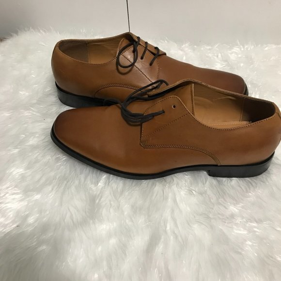 Steve Madden Caden Brown Men\'s Leather Dress Oxfords, Wood, Size 10M SKU 225729 Steve Madden | Shoes | Steve Madden Caden Brown Mens Leather  main image 4
